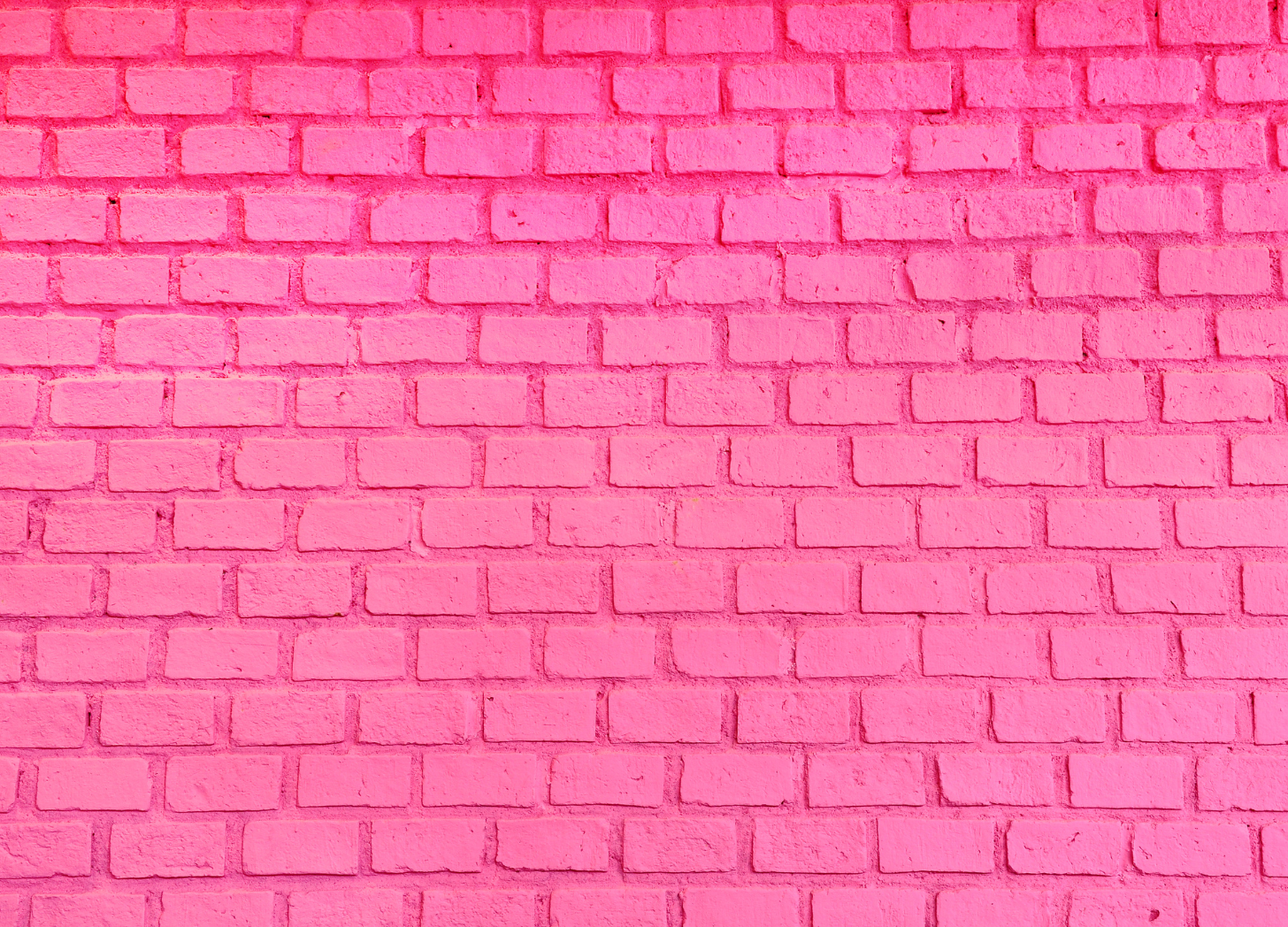 pink brick wall