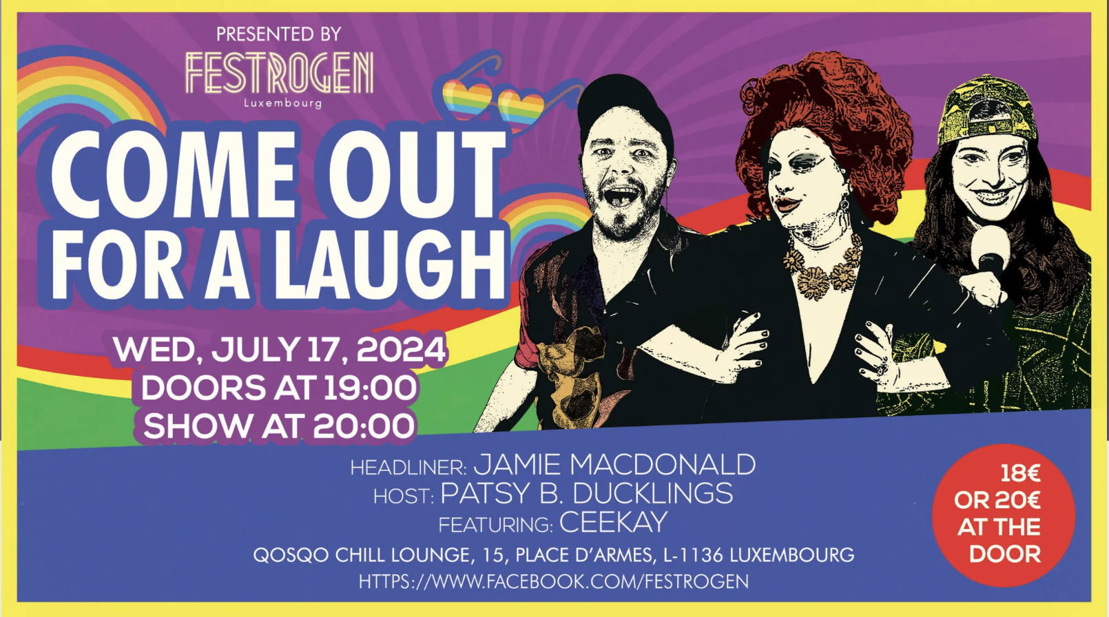 Come out for a Laugh poster