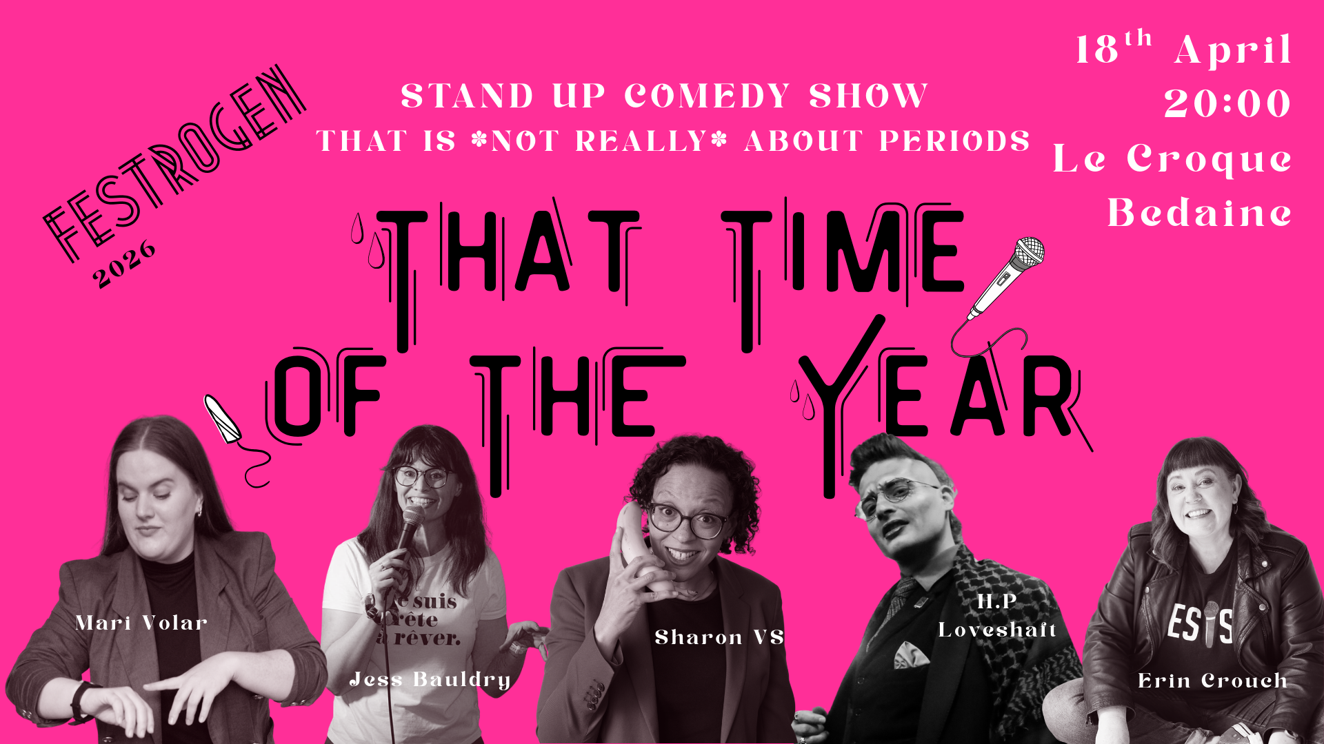 Festrogen 2026 gala show image in pink